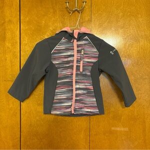 Free Country Kids Rashguard with‎ Pink and Black Design